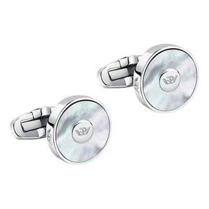 Cuffs Philip Watch S82AVW01 Cufflinks Steel Nacre Man Woman Cufflink Jewels - Picture 1 of 2