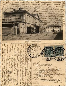 Fossano, cuneo, Stazione Ferroviaria, ottimo stato 1915 - Bild 1 von 1