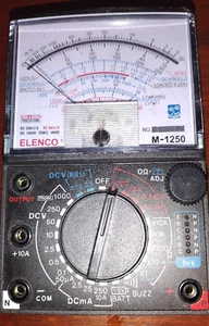 Medidor VOM Elenco M-1250 23 Range 20k/V. Probado. - Imagen 1 de 5
