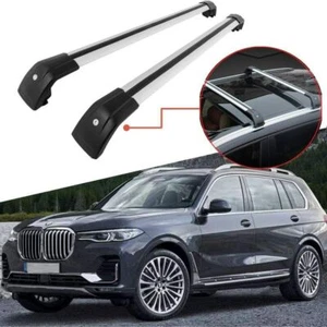 2Pcs Lockable Roof Rail Racks Cross Bars Crossbars Fits for BMW X7 G07 2019-2022 - Picture 1 of 9