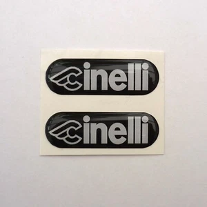 Insignias de manillar Cinelli Touch de reemplazo vintage x 2, renovación o falta - Imagen 1 de 7