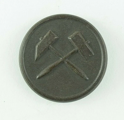 19th Century Mining Working Board Inspector Original Button F9AT Cover