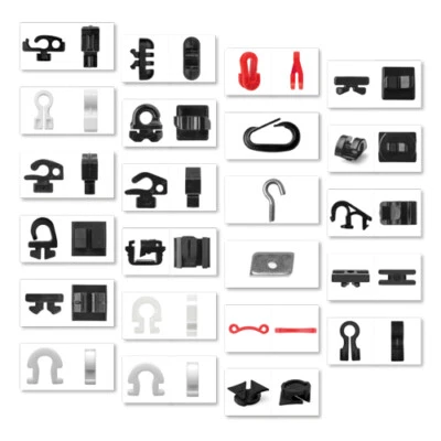 Netzhaken, Netzhalter, Tornetzhaken, Tornetzhalter Probeset - 23 Modelle - Bild 1 von 2