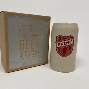 Izola Prost Beer Stein 1L NIB Unused Beige - Picture 1 of 7