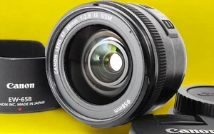 Near Mint Canon EF 28mm F/2.8 IS USM Wide Angle Prime Lens w/Box Tested - Picture 1 of 5