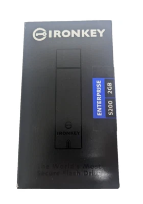 IronKey ENTERPRISE S200 - USB Encrypted Flash Drive - 2 GB - Image 1 of 2