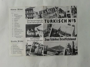 Abstreichliste für Sammelbilderalbum "Das schöne Deutschland",ca. 1934 - Picture 1 of 2