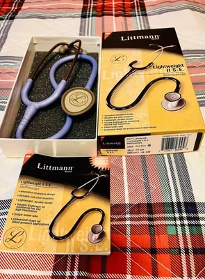 3M Littmann Lightweight Il S.E. 28 in Stethoscope #2454 Ceil Blue Nursing Adult - Image 1 of 4