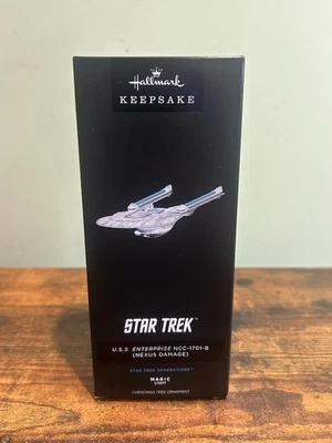 2024 SDCC Hallmark Star U.S.S Enterprise NCC-1701 B Nexus Ornament LE3000 Foto 1 de 4
