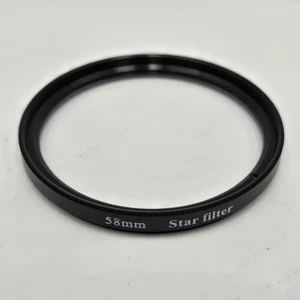58mm Camera Lens Star Filter 8 Point Lens - Picture 1 of 3
