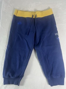 Disney Parks Vintage Sweatpants Blue/Yellow Mickey Walt Disney World Size Large - Picture 1 of 5