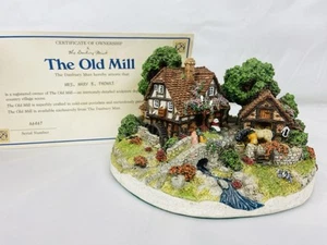 Vintage 1994 Miniature "The Old Mill" Figurine Jane Hart Danbury Mint Village - Picture 1 of 13