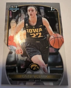 2022-23 Bowman University Chrome - Caitlin Clark #50 RC See Pics - Picture 1 of 3