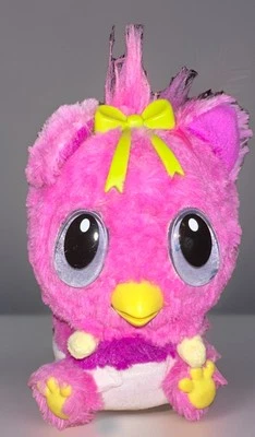 Hatchimals HatchiBabies Pink Interactive Chee Bird Toy Animal Lights Up - Image 1 of 4