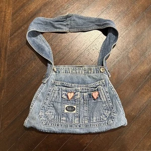 Handmade Blue Jean Purse Made From R.V.T. Clothing Co Overalls USA - Picture 1 of 3