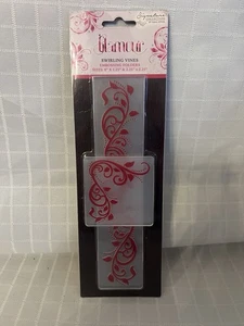 Carpetas de relieve Crafters Companion Glamour Swirling Vines nuevas 2 piezas nuevas en caja - Imagen 1 de 5