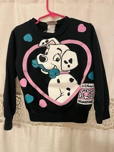 Disney 101 Dalmatian vintage Sweatshirt children’s Size small - Picture 1 of 5