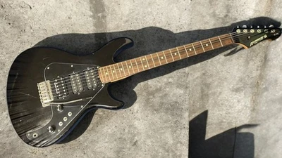 Guitarra Eléctrica Kawai Aquarius 3PU Negra Belleza Japón De Colección Foto 1 de 4