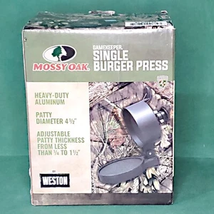 Weston Commerical Non-Stick Single Hamburger PRESS MOSSY OAK GAMEKEEPER - Picture 1 of 5