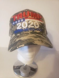 Gorra de béisbol Trump 2020 camuflada camuflaje digital del ejército "Keeping America Great" NUEVA - Imagen 1 de 16