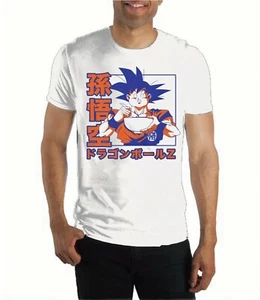dragonball z super goku ramen feast t shirt size small white new authentic dbz - Picture 1 of 12