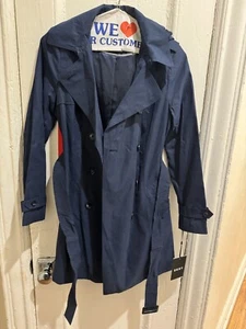 New DkNY Spring/Fall Hooded Trench Coat Size XS - Picture 1 of 5