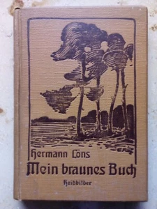 Mein braunes Buch von Hermann Löns 1915 altdeutsche Schrift altdeutsch - Bild 1 von 8