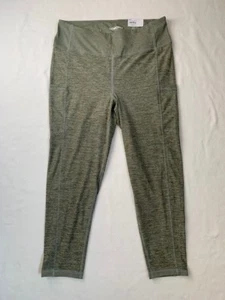 Nuevo con etiquetas Leggings Sonoma para mujer Weekender cintura alta verde oliva 7/8 L XXL - Imagen 1 de 7