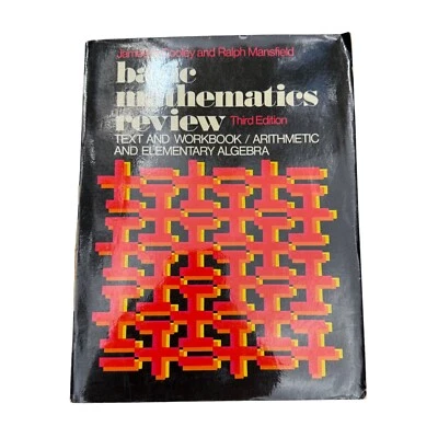 Basic Mathematics Review Textbook Arithmetic Algebra Workbook Third Ed - Image 1 of 4