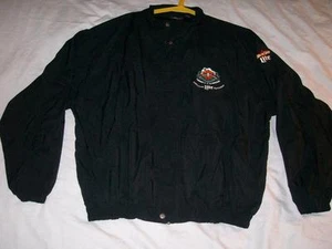 NBA All Star Weekend 1996 San Antonio Zipper Windbreaker Jacket Black Mens 2XL - Picture 1 of 3