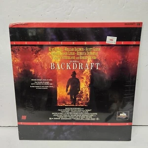 Vintage Briefkasten Backdraft Film VERSIEGELT Laserdisc Laser Disc Kurt Russell Fire - Bild 1 von 14