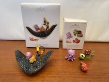 2 Hallmark Keepsake Ornaments  Finding Nemo Squirt & Pearl Learning With Mr. Ray