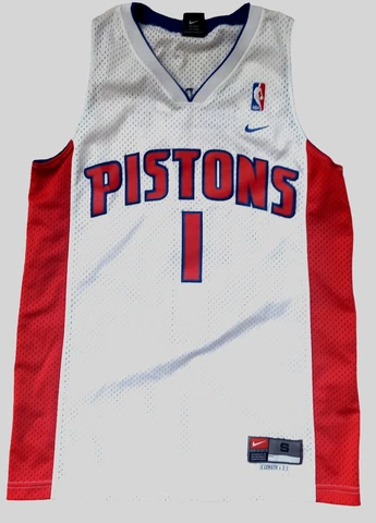 Vintage NBA Nike Chauncey Billups #1 Jersey Size Small Multiple Signers Autos Cover