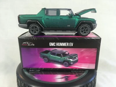 Majorete Rosa Slips GMC Hummer EV con capó de apertura y techo extraíble! - Suelto Foto 1 de 4