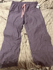 CYZ everywear New With Tags Striped Pajama Pants 100% Cotton Sz Medium - Picture 1 of 5