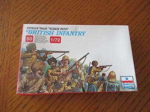 Esci #232 British Infantry Kyber Pass 1/72 50 figuras sin usar en caja - Imagen 1 de 2