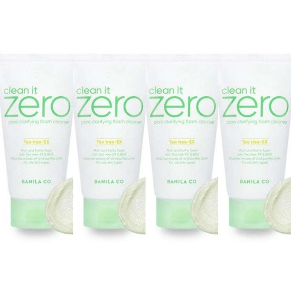 Limpiador de espuma clarificante de poros BANILA CO Clean It Zero 150 ml*4 piezas - ENVÍO GRATUITO Foto 1 de 1