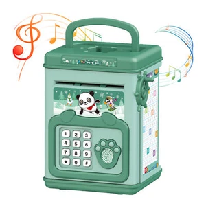 Electronic Piggy Bank ATM Password Money Coin Safe Saving Box For Kids - Picture 1 of 12