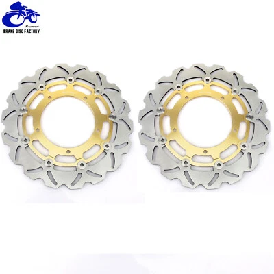 Front Brake Disc Rotors for Yamaha YZF R1 2015-2021 2004 05 06 YZF R6 2017-2020 - Image 1 of 4