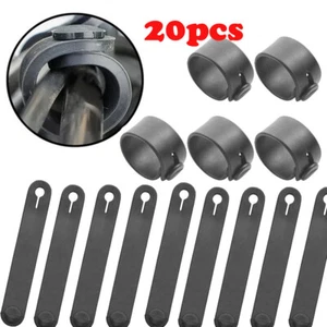 20pcs Rubber Band Motorcycle Part Frame Securing Cable Tie Wiring Harness - Picture 1 of 11
