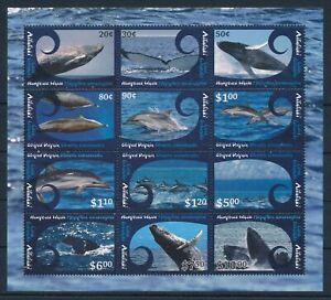 [113796] Aitutaki Cook Isl. 2012 Marine life Whale Dolphin Miniature sheet MNH