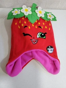 Shopkins Knit Hat 2 pc set Sweet Little Blossom with Matching Gloves HTF New! - Picture 1 of 2