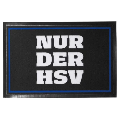HSV Fussmatte Nur der HSV Haustürmatte Fussabtreter Türmatte HSV Fanartikel Shop