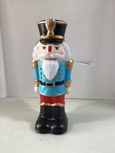 11 Inch Christmas Blow Mold Table Top Nutcracker - Picture 1 of 2