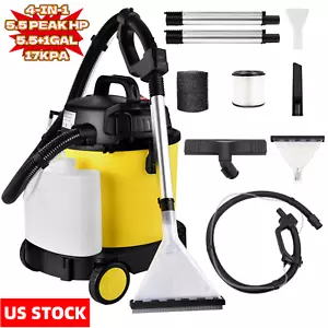 PRETEC Vacmaster 6Gal 5.5HP Wet Dry Car Vacuum Cleaner Upholstery Shampoo 4-IN-1 - Picture 1 of 9