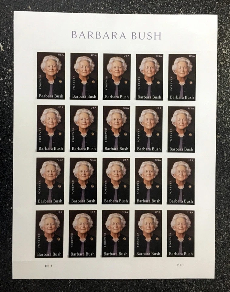 2025USA Forever Barbara Bush - Sheet of 20   mint postage - Image 1 of 1
