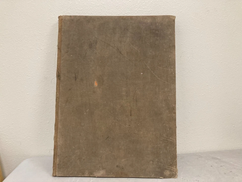 Antique Photo Album Scrap Book – Beautiful Illustrations – 25"x 19" Foto 1 de 4