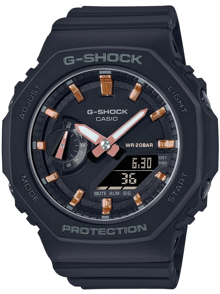 Casio GMA-S2100-1AER Herrenuhr Edelstahl G-SHOCK schwarz - Bild 1 von 1