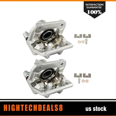 Par de pinzas de freno traseras con soporte para 02-04 HONDA?CR-V 95-98 HONDA?ODYSSEY Foto 1 de 4