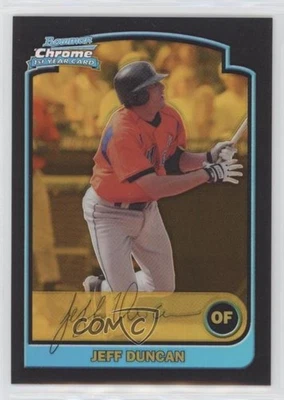 2003 Bowman Draft Chrome Gold Refractor /50 Jeff Duncan #BDP113 Rookie RC - Image 1 of 2